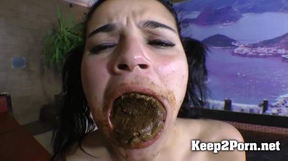 Scat Direct Into Mouth - Eat My Shit and Not My Bread by Cristiane Fatally [FullHD 1080p] SG-Video