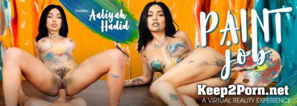 Aaliyah Hadid (Paint Job / 14.08.2018) [Gear VR] [1440p / VR] Virtual Reality