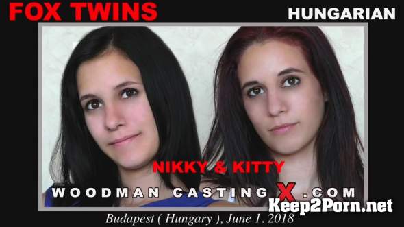 Fox Twins (Nikky Fox and Kitty Fox) Threesome sex (Casting X 190 * Updated * / 09.09.2018) (MP4, FullHD, Anal) WoodmanCastingX
