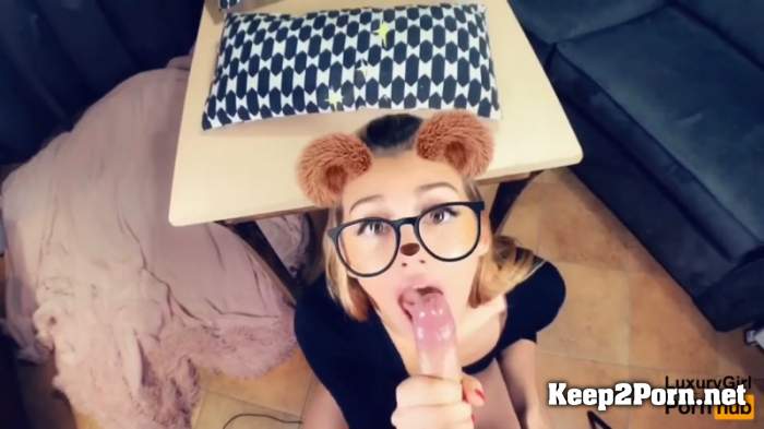 Kristina Sweet, Luxury Girl - Babe Fucks On The Table, Makes A Blowjob And Swallows Cum (MP4 / FullHD) PornHub, PornHubPremium