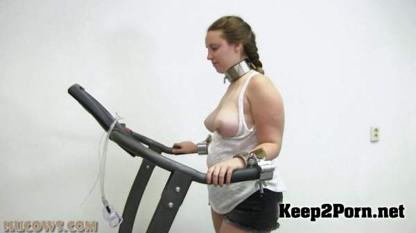 Vina on the treadmill (FullHD / BDSM) HuCows