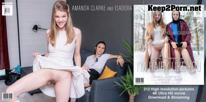 Amanda Clarke (22), Isadora (47) - These old and young lesbian stepmother and daughter find out they both love a hairy pussy / 13977 [1080p / Lesbians] Mature.nl