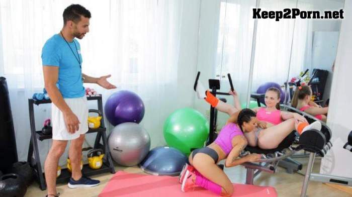 Lillie Star, Lady Bug - Milf and petite nymph gym threesome (Video, SD 480p) FitnessRoom, SexyHub