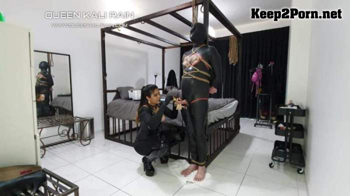 Hooded, Blindfolded And Exposed With His Nipples And Cock Perfect Part 1 / Humiliation (FullHD / Femdom) QueenKaliRain