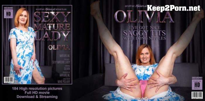 Olivia (42) - Sexy mature Olivia with her nice saggy tits and her long nipples [HD 1060p] Mature.nl, Mature.eu