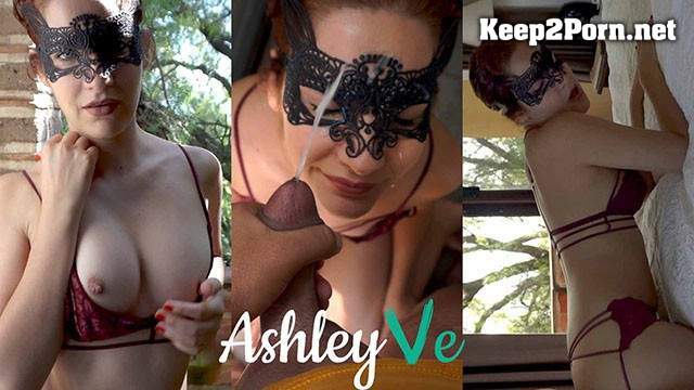 Masked Redhead Gets Massive Facial - Ashley Ve (FullHD / MP4) Pornhub, AshleyVe
