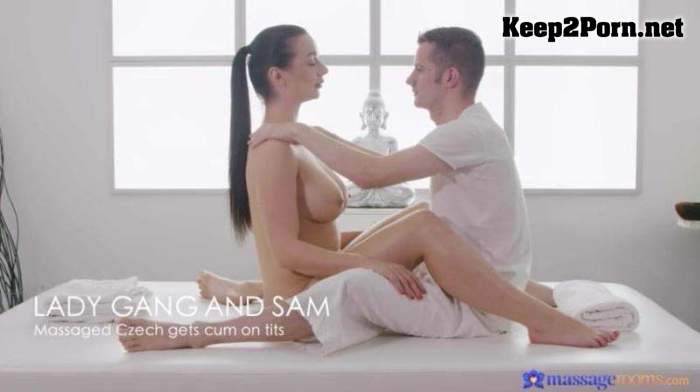 Lady Gang (Massaged Czech gets cum on tits) (SD / MP4) MassageRooms, SexyHub