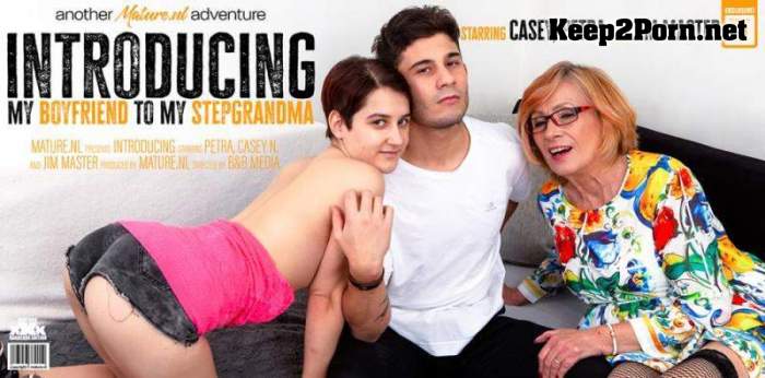 Casey N (18), Jim Master (20), Petra (73) - A steamy threesome with a granny and a hot young couple / 14340 [1080p / Mature] Mature.nl