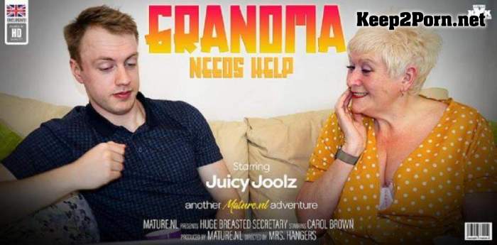 Chris Cobalt (26), Juicy Joolz (59) - Granny wants a hard young cock / 14395 (FullHD / Mature) Mature.nl