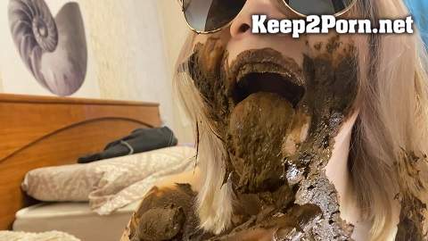 p00girl - I chew and smear shit, nausea (FullHD / MOV) ScatShop