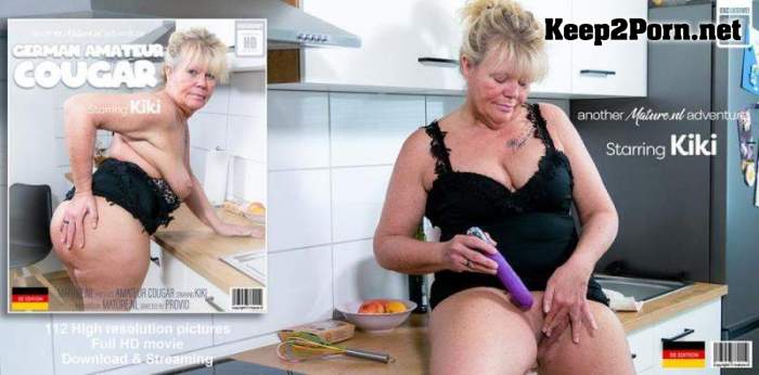 Kiki (EU) (56) - Mature Kiki plays with her pierced pussy in the kitchen / 14485 (MP4, FullHD, Mature) Mature.nl