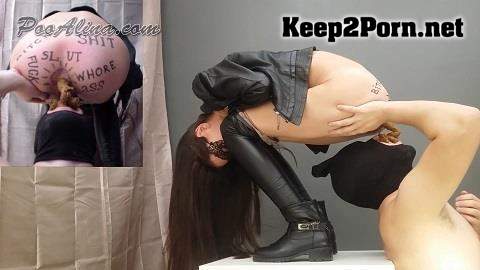 Poo Alina - Slut pooping in mouth of a toilet slave (MP4, HD, Scat) PooAlina