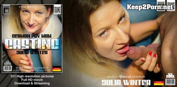 Julia Winter (EU) (36), Lando Ryder (29) - POV casting fucking and sucking with German mom Julia Winter / 14600 (MP4 / FullHD) Mature.nl
