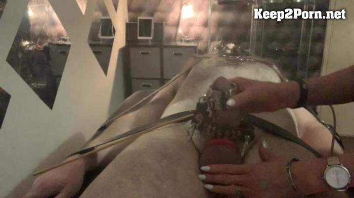 Video Of A Cock Clamped With Spikes At Top End And Base / Femdom (FullHD / Femdom) LadyDarkAngelUk