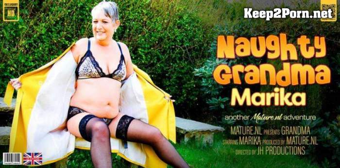 Marika (EU) (60) - Grandma Marika loves to play with her wet pussy / 14448 (FullHD / Mature) Mature.nl