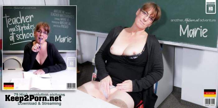 Marie R (EU) (49) - Schoolteacher Marie is a mature nympho that loves to masturbate in class (14811) [FullHD 1080p] Mature.nl