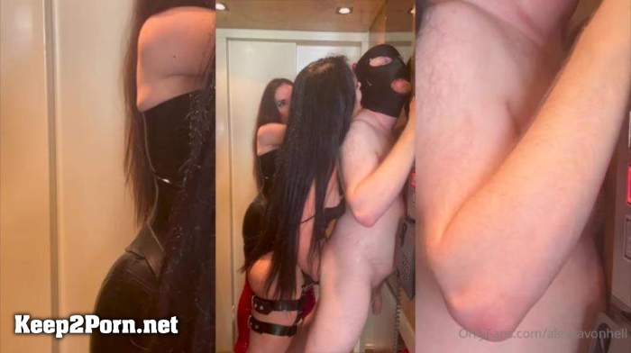 Pervypup Is Being Screwed Over In The Elevator With Uncensoreddom Sophi / Strapon (FullHD / Femdom) [AlexxaVonHell]