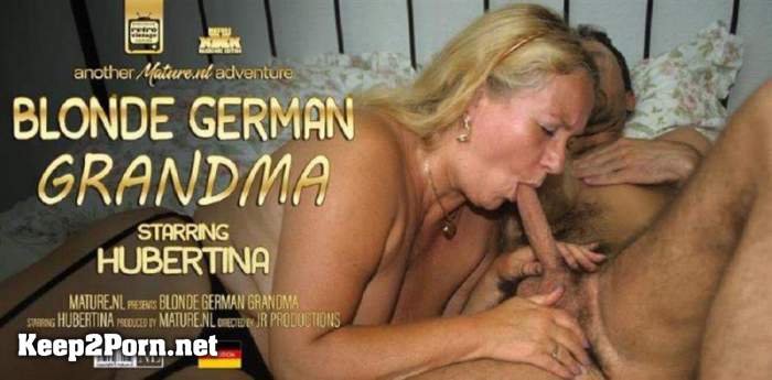 Hubertina (53) - Blonde German grandma with big tits fucks & sucks a hard cock (14753) (SD / MP4) [Mature.nl]