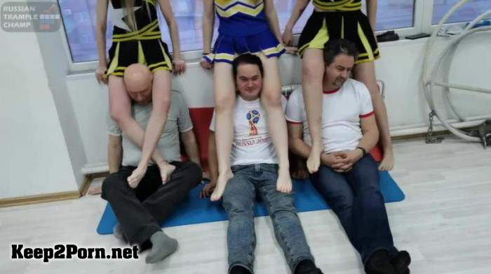 Moscow Multitrampling Contest #39 - - Sweet Pain Under Cheerleaders Feet / Femdom (mp4 / FullHD) [RussianTrampling]