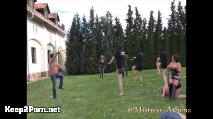 The Outdoors And Has 8 Lucky Boys To Play / Humiliation (mp4 / HD) [MistressAthena]