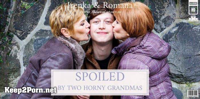 Irenka (63), Lenny Yankee (26), Romana (72) - Grandmas Irenka and Romana seduce a toyboy in a hard fucking threesome (14931) (FullHD / MP4) [Mature.nl]