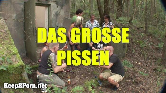 Das Grosse Pissen / Group Outdoor Piss (HD / Pissing) [Mick Haig Productions]