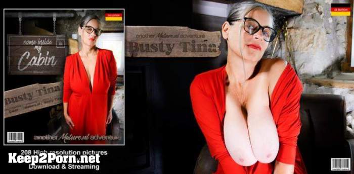 Busty Tina (EU) (57) - Big breasted hairy grandma Busty Tina invites you to her cabin and have fun (14687) (FullHD / MP4) [Mature.nl]