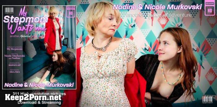 Nadine (48), Nicole Murkovski (21) - Mature Nadine seduces her small breasted teen stepdaughter Nicole Murkovski into hot lesbian sex (15078) (FullHD / MP4) [Mature.nl]