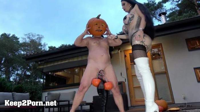 Halloween CBT / Femdom (FullHD / mp4) [MissAlessaMilano]