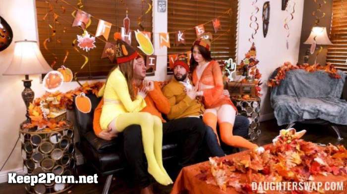 Ava Davis & Myra Moans - The Girls Who Saved Thanksgiving (Group, FullHD 1080p) [DaughterSwap]
