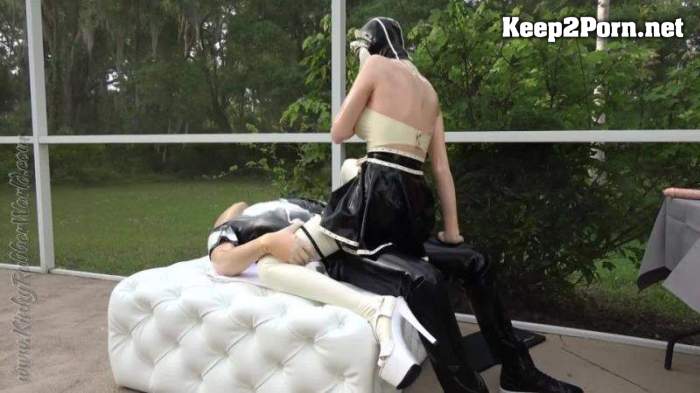 The Latexmaid fucked and made to cum outdoors / Humiliation [FullHD 1080p] [KinkyRubberWorld]