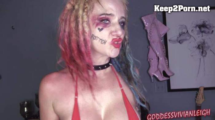 Domina Land - Harley Quinn Makes you her toilet / Humiliation (mp4, FullHD, Femdom)