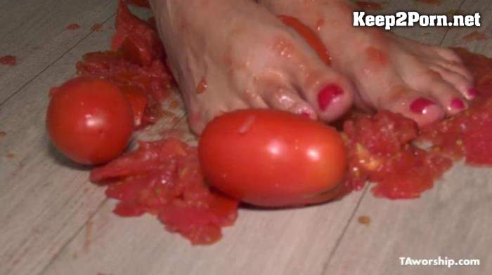 TAWorship - Ambers Tomato Food Foot Fetish / Femdom (FullHD / Femdom)