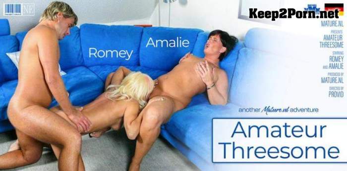 [Mature.nl] Amalie (EU) (34), Romey (EU) (30), Sven (30) - Horny German ladies sharing one hard cock in a amateur threesome (15373) (FullHD / MP4)