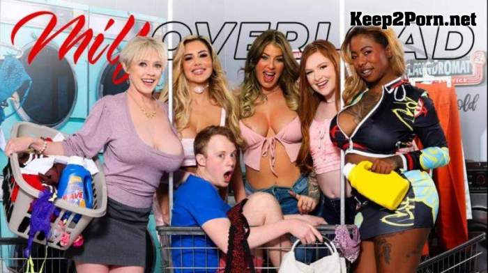 [MILFOverload, Adultime] Dee Williams, GoGo FukMe, Jimmy Michaels, Lolly Dames, Caitlin Bell, Yaya Gingersnatch (Laundry Overload) (SD / MP4)