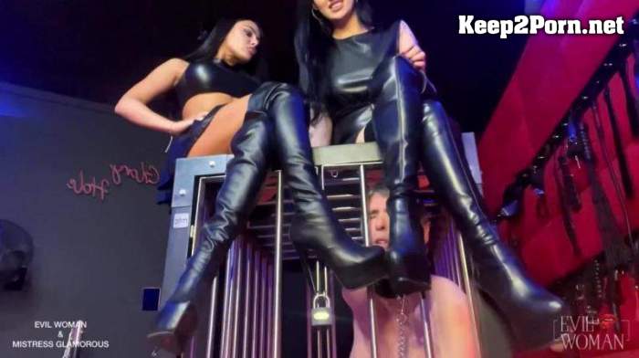 Evil Woman - Imprisonment and boot worship (FullHD / Femdom)
