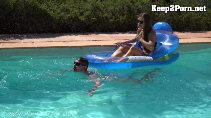 [LadyAnnabelle666] Swimming Cbt With My Pool Boy [2160p / Femdom]