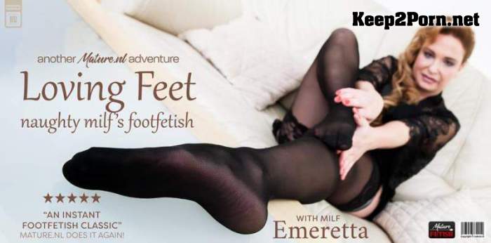 [Mature.nl] Emmereta (45) - Czech MILF Emmereta has a footfetish and gets aroused when playing with her feet (15671) (MP4, FullHD, Fetish)