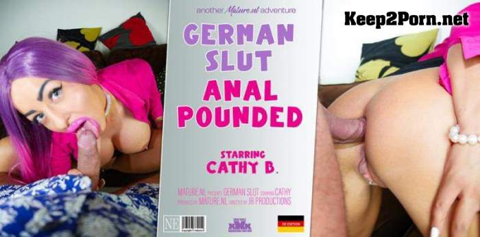 [Mature.nl] Cathy B (EU) (32) & Jean Pallett (49) - Horny German slut with fake silicone tits loves fucking & sucking cock (15417) (FullHD / MP4)