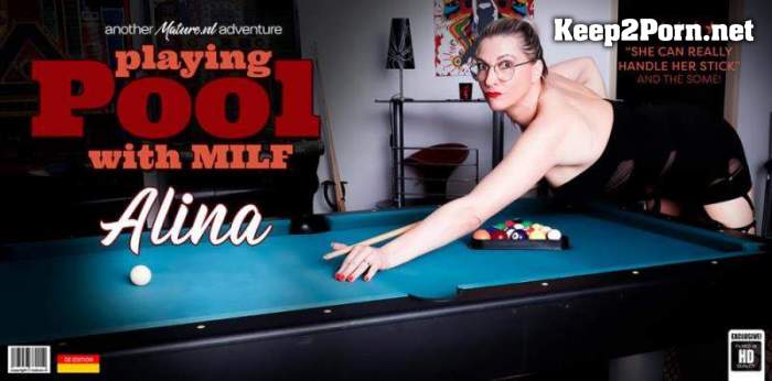 [Mature.nl] Alina (EU) (53) - Alina is a German Tall MILF with a shaved pierced pussy that loves to play with a poolstick (15645) (Mature, FullHD 1080p)