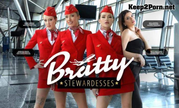 Cherry Candle, Ada Lapiedra - Bratty Stewardesses [FullHD 1080p / MP4]