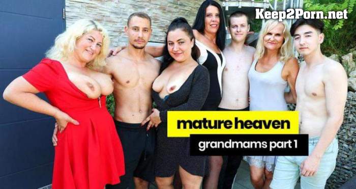 [GrandMams, AdultPrime] Agnes Blonde, Claudia Xenia Nice, Eva Tittie, Christina Santes - Mature heaven on earth Part 1 (MP4 / FullHD)