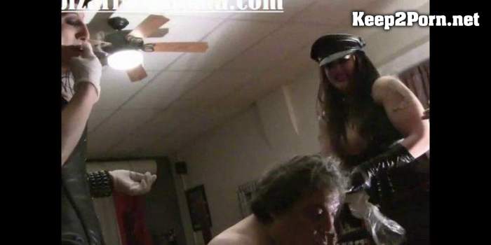 [BizarreCinema] Mistress Xena - 3 Dommes - Three Dommes and A Dufus - part 2 [480p / Femdom]