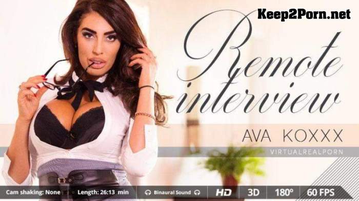 [VirtualRealPorn] Ava Koxxx - Remote interview [Oculus Rift, Vive] (MP4 / UltraHD 2K)