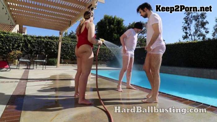 Hardballbusting - Ballbusting Jet Roulette Water Hose (mp4 / FullHD)