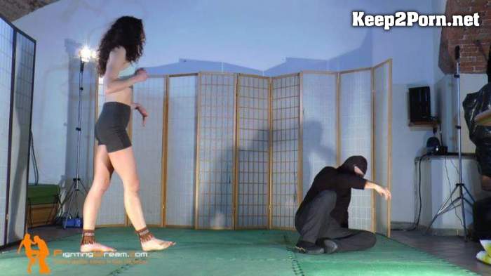 Fightingdream video store - Daphne fingers strikes selfdefense lesson (mp4, FullHD, Femdom)