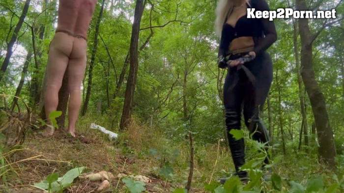 Goddess Slavena - Sexy Sadist Forest Whipping [2160p / Femdom]