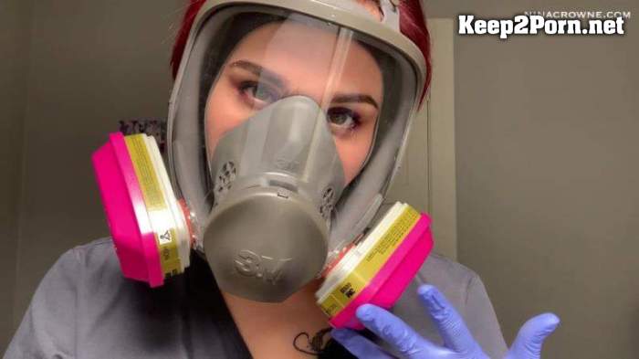 Nina Crowne - Nurse in Respirator Gives Handjob (FullHD / Femdom)