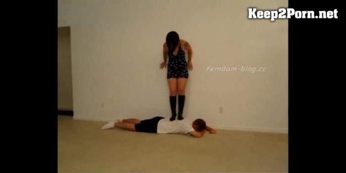 Crudelis Amator Ballbusting Fetish - Princess Casey Tramples Andy The Doormat (SD / Femdom)