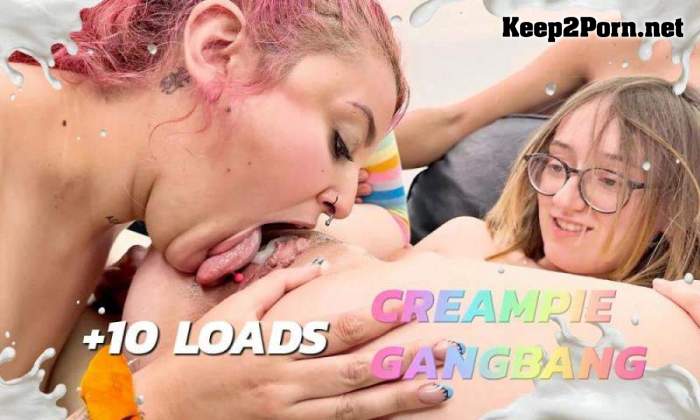 [PutalocuraVR, SLR] Emejota, Rebeca Addams - Geeky Girls Sharing Cum At The Creampie Gangbang [UltraHD 4K 3072p]